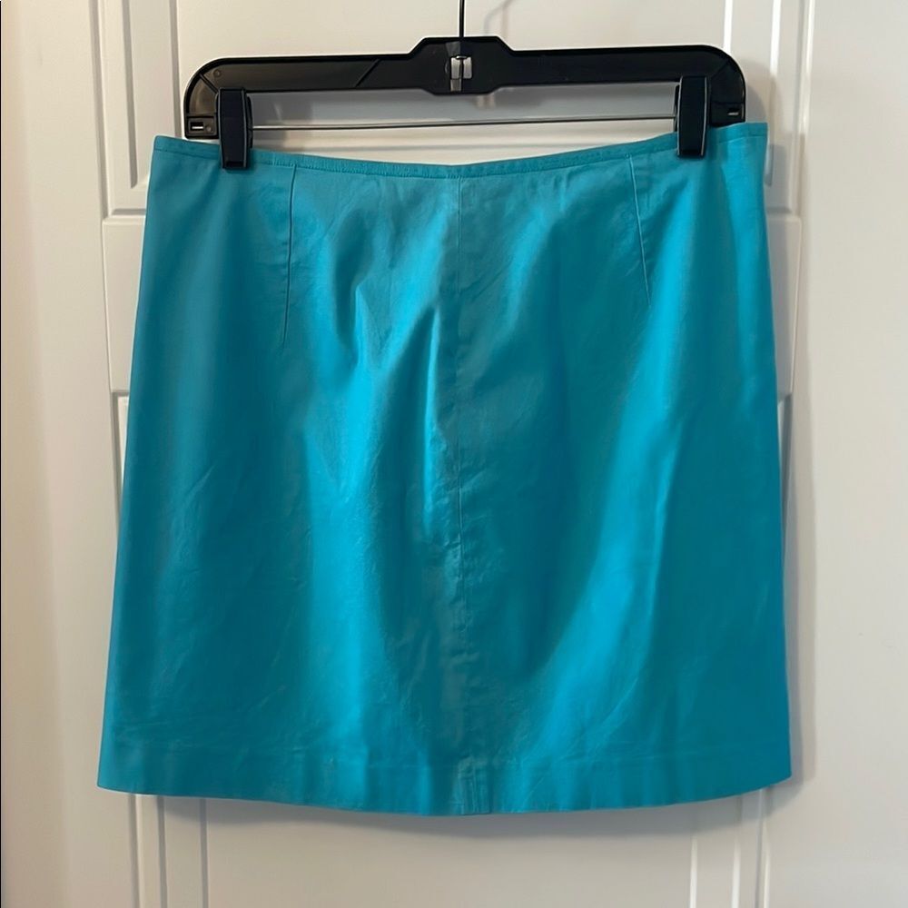 Elie Tahari Blue Mini Pencil Skirt